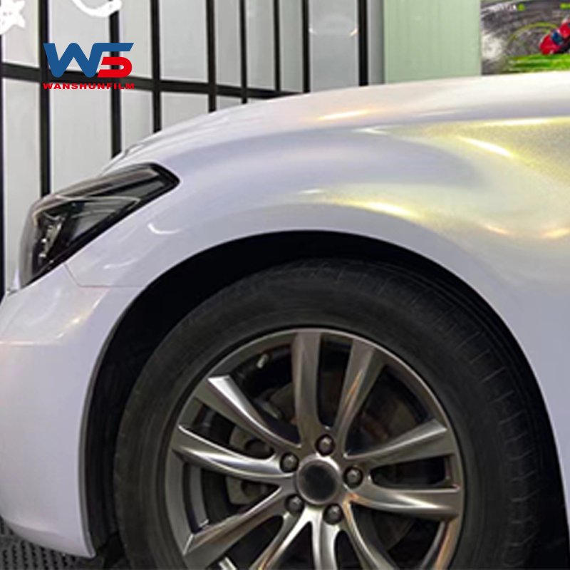 PPF Source Factory Diamond White Gold Free Sample Car Wrapping Film Color Changing Paint Protection Self Healing Tinting Vinyl