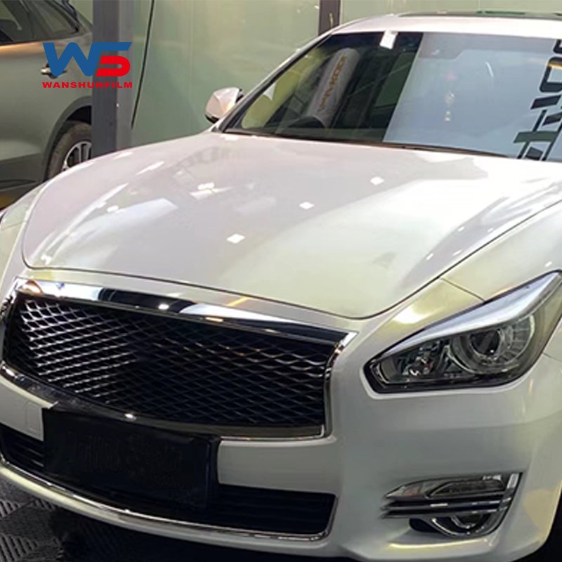 PPF Source Factory Diamond White Gold Free Sample Car Wrapping Film Color Changing Paint Protection Self Healing Tinting Vinyl