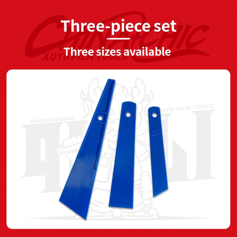 qili QH-31Full set of High Temperature Wear Window Film Tools Car Film Scraper Glue Removal Triangle Scraper Self Healing