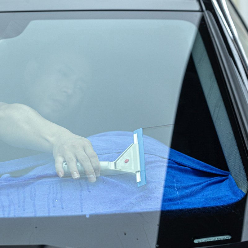 KPAL Glass Window Film Stretch Film Sun Wrap 2mil Black Window Tint Sun Control Window Film