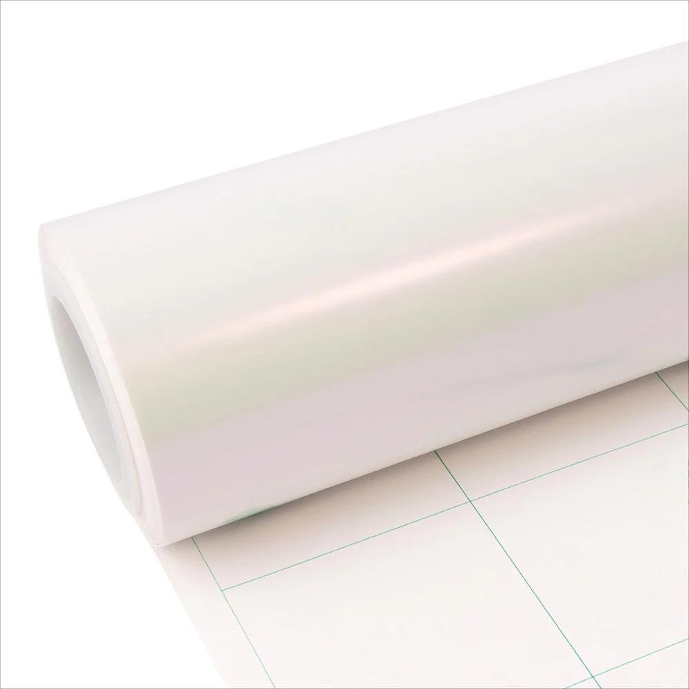 Retail HIGHCOOL EM-102 6.5mil PVC Car Wrap Film Self-Healing Magic Satin White Full Body High Gloss Tint Color Changing Car Film