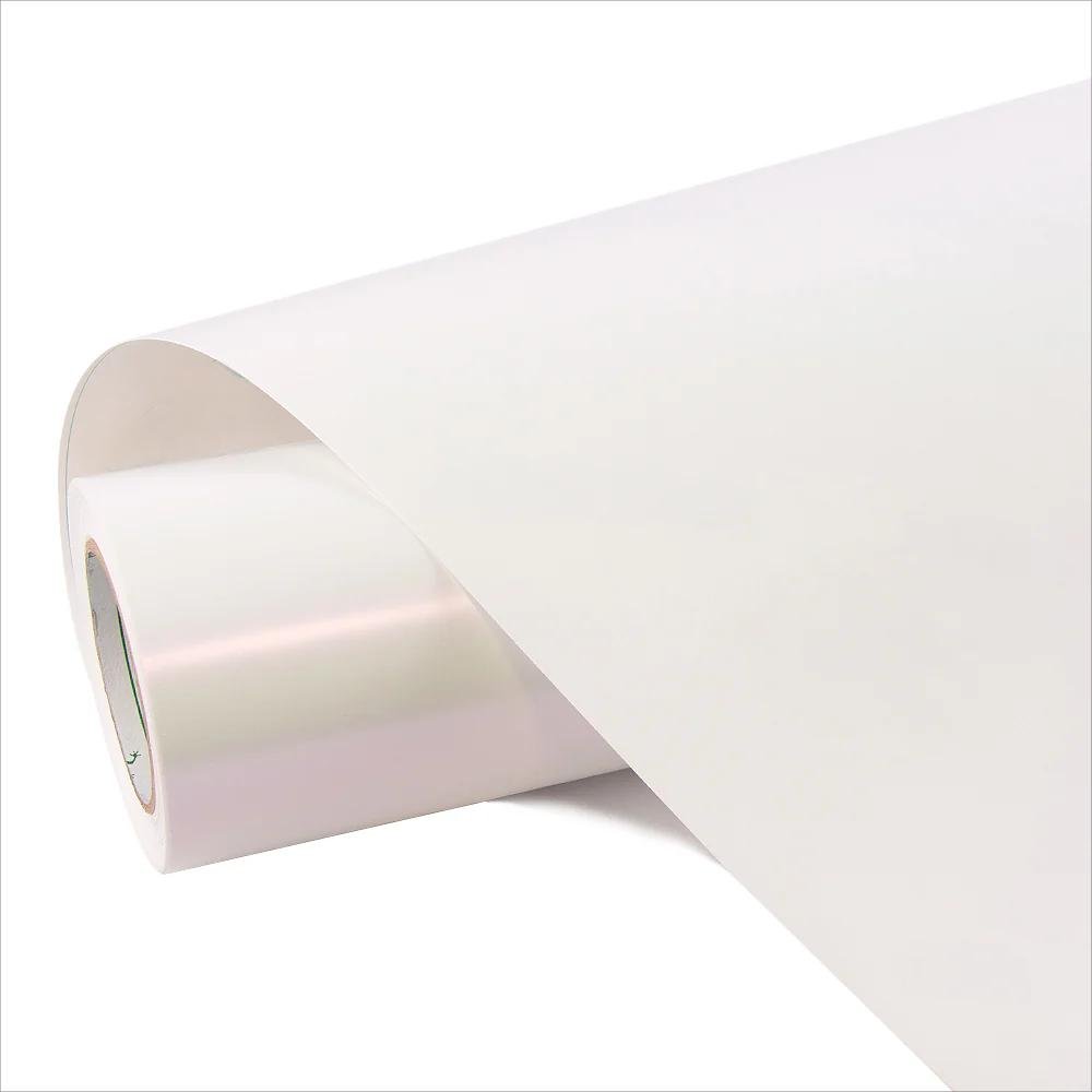 Retail HIGHCOOL EM-102 6.5mil PVC Car Wrap Film Self-Healing Magic Satin White Full Body High Gloss Tint Color Changing Car Film