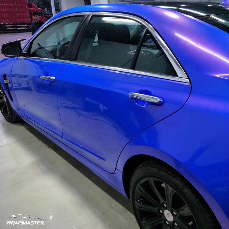 TSAUTOP matte diamond chameleon blue to red vehicle auto vinyl wrap stickers pvc car wrap vinyl