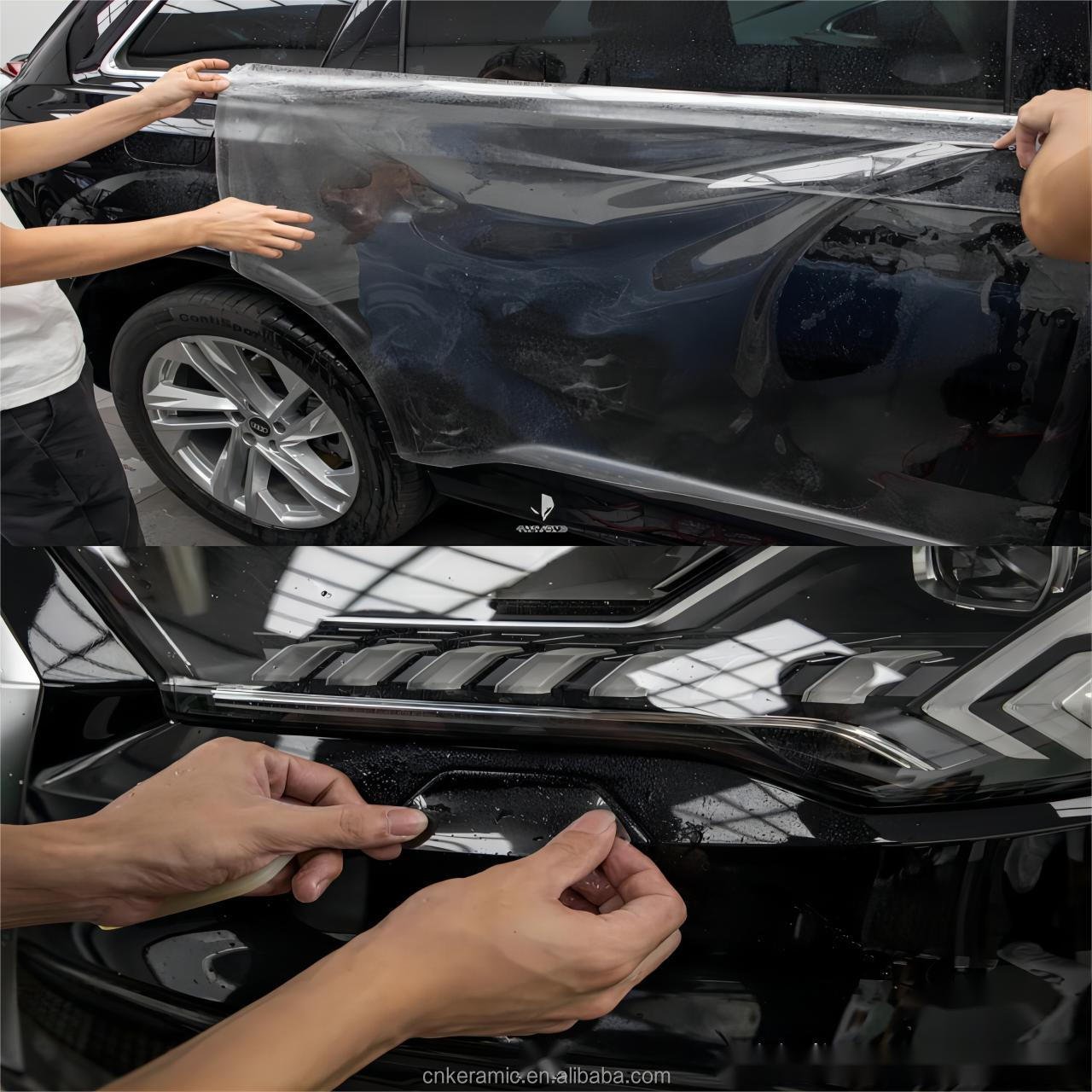 Hot Sale TPU Nano UV Coating Car Paint Protection Film Transparent Roll Sticker No Yellowing Stretchable PPF Letter Type
