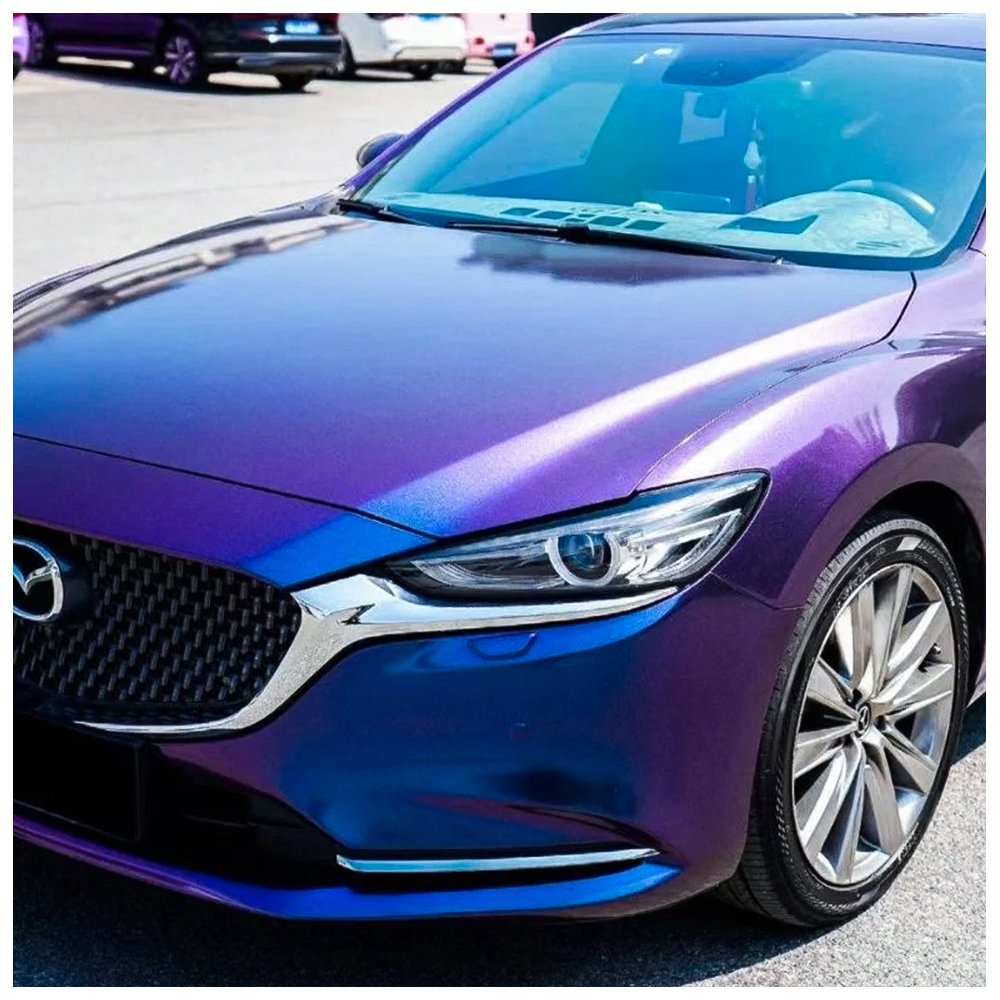 CARLAS Wholesale Best Quality Blue Purple 8.0Mil PPF TPU Color Nano PPF LUXE PPF TPU USA Quality Cars Scratch Proof Film