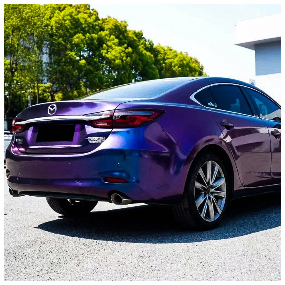 CARLAS Wholesale Best Quality Blue Purple 8.0Mil PPF TPU Color Nano PPF LUXE PPF TPU USA Quality Cars Scratch Proof Film