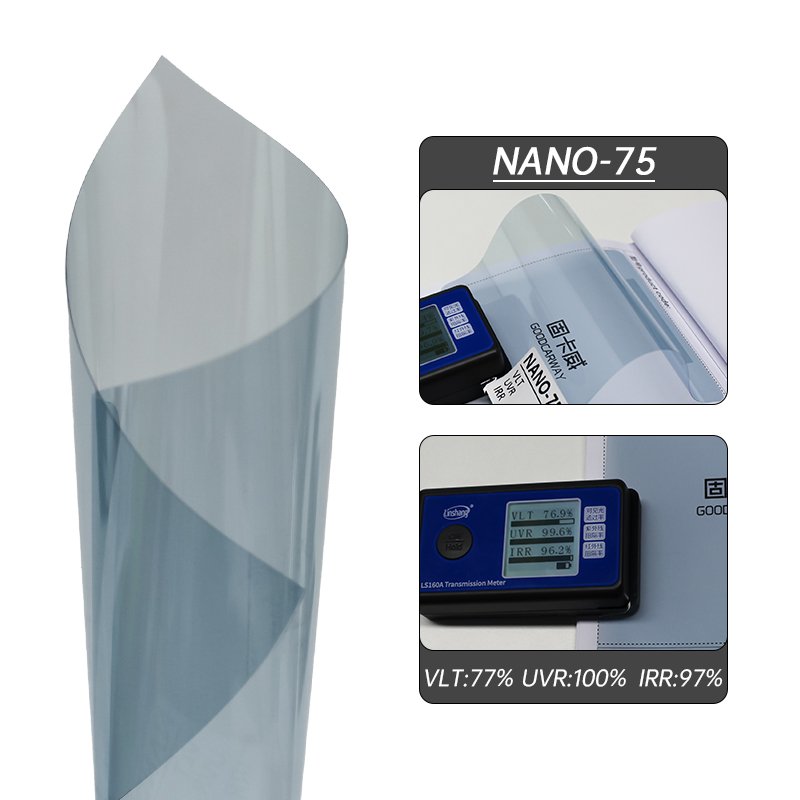 High Clear NANO Ceramic NANO Series NANO-75 Solar Window Film for Car Window