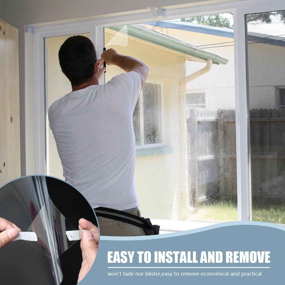 2mil 4mil 8mil 12mil Window Tint Film Explosion proof home security tinting film glass anti scratch clear safety glass film
