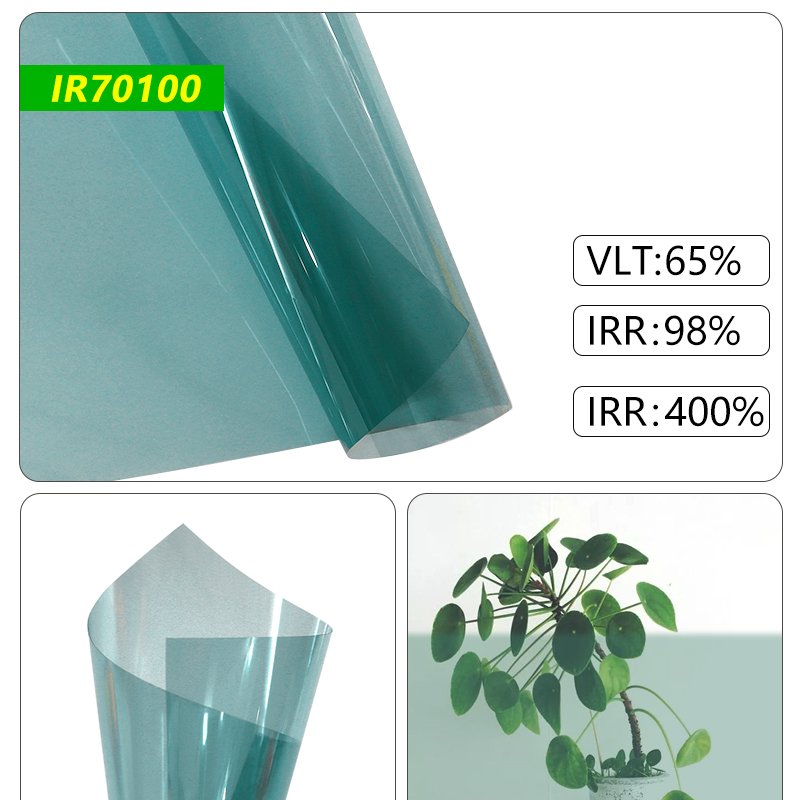 Hot Selling Nano Ceramic Window Tint Film 1.52x30m/60"x100ft Anti-Scratch UV Proof Carbon Film 5 Years Warranty Car Manufacturer