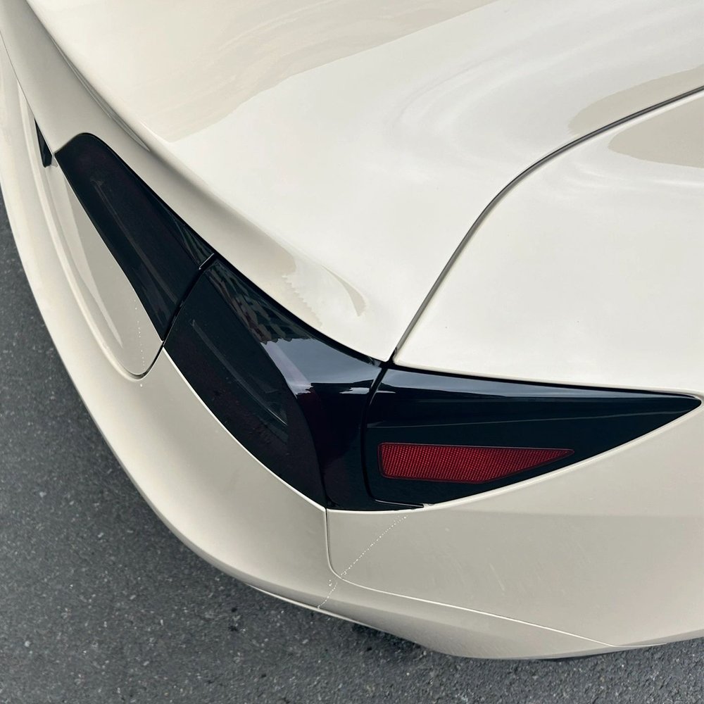Clear Car Wrap Film Covering Car Light Smoke Black Headlight Style Wash Light Led Soft Film Station Tint Film Car Tail