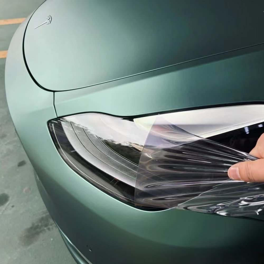 Clear Car Wrap Film Covering Car Light Smoke Black Headlight Style Wash Light Led Soft Film Station Tint Film Car Tail