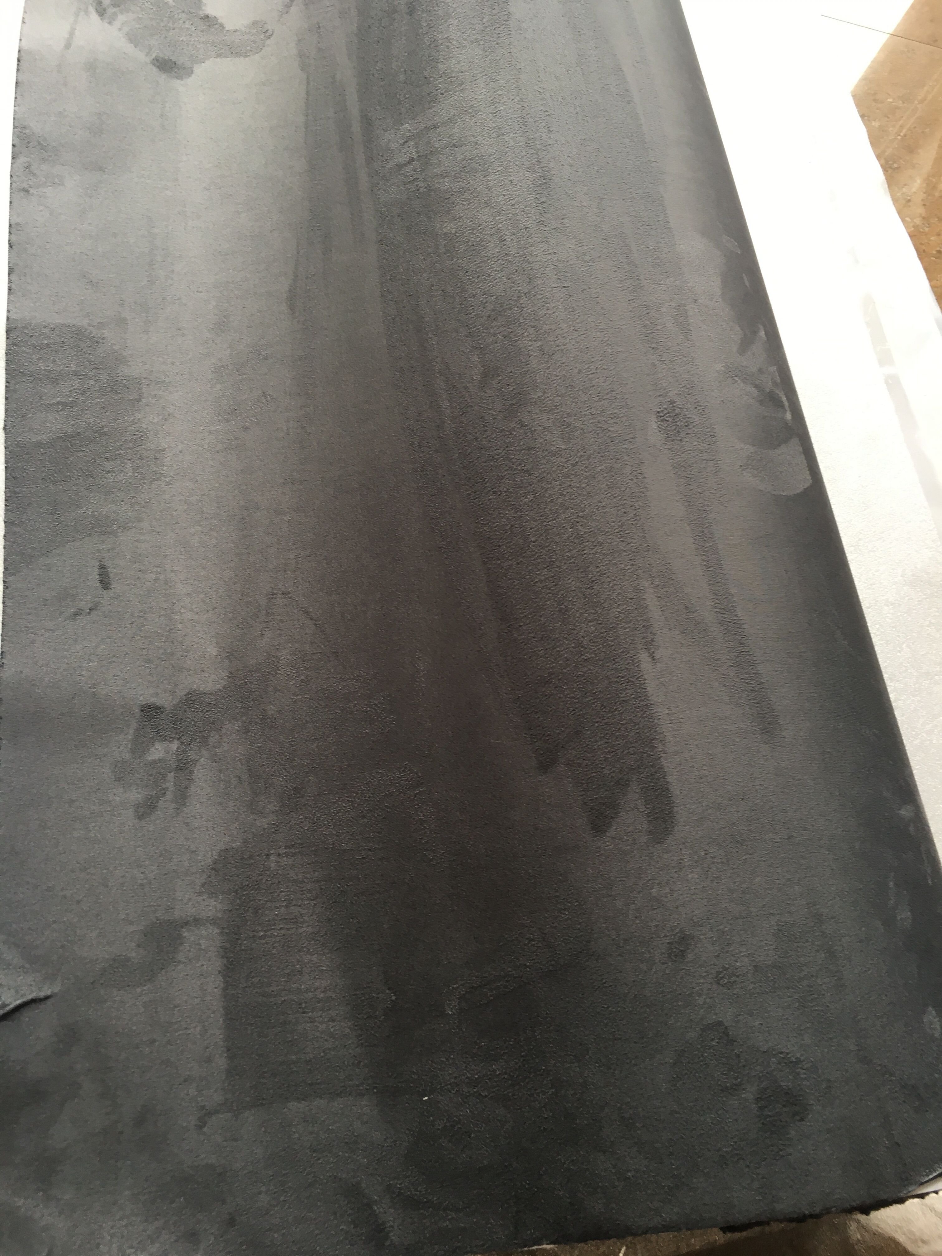 Vehicle Parts Suede velvet wrap for car inside/Black color suede velvet film 1.52*15m