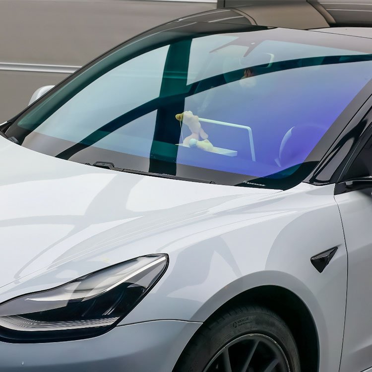 VLT82% IRR65% light Red Windshield Chameleon Tint UV99% Color Changing Sunset Chameleon Window Car Film