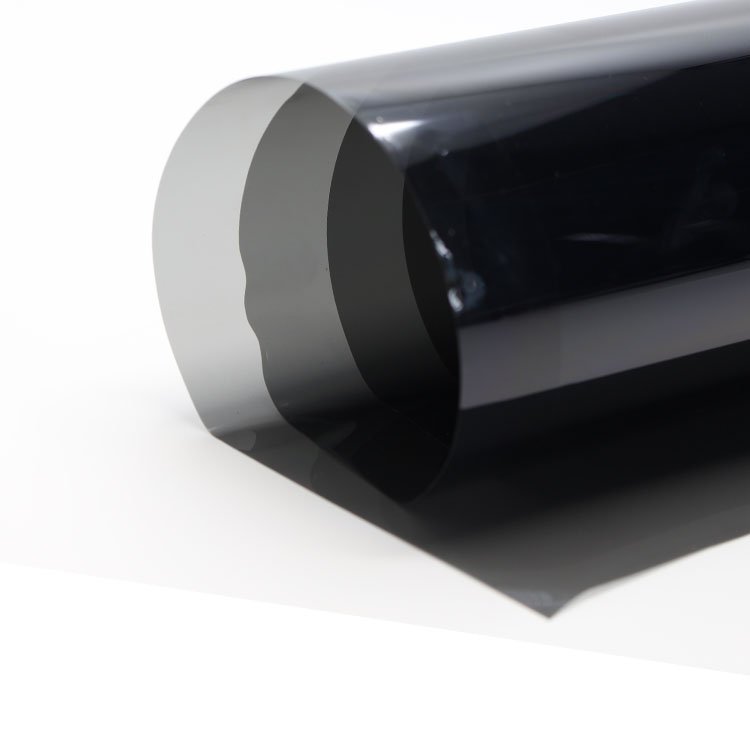 1PLY Dyed Window Film For Car 1*30M VLT 1% Ultra Black Solar Film Tint Window Film