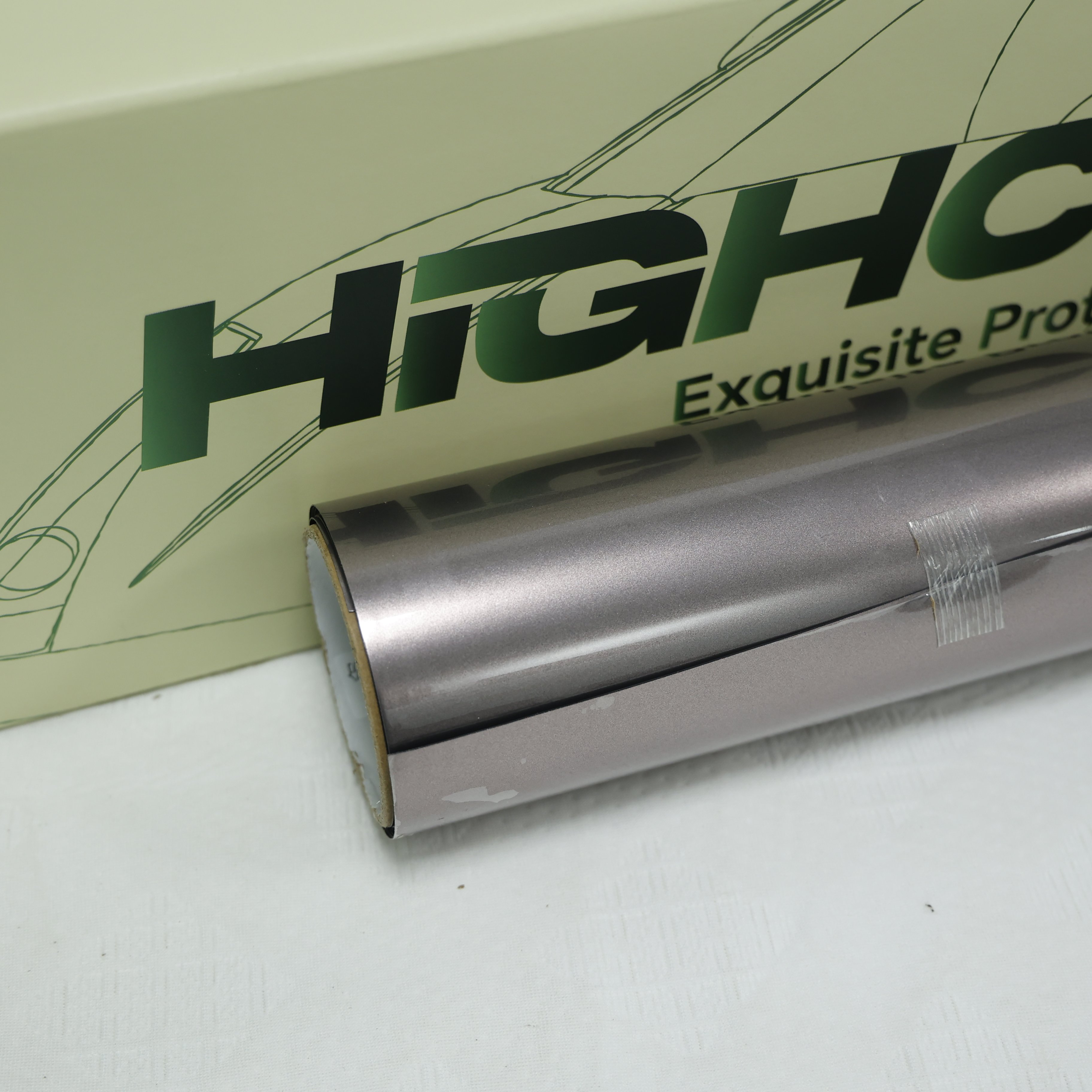Self-healing Glossy HIGHCOOL Anti Scratches 6.5mil PVC Car Wrap Film Super iced berry powder Full Tint Color Changing Car Film