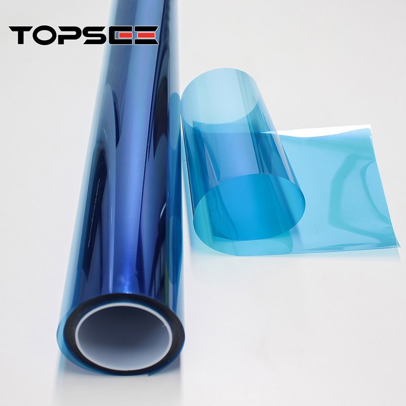 Topsee CR-6099 Blue Solar Car Tint Blue Purple Chameleon Nano Ceramic Window Tint Film VLT 62%