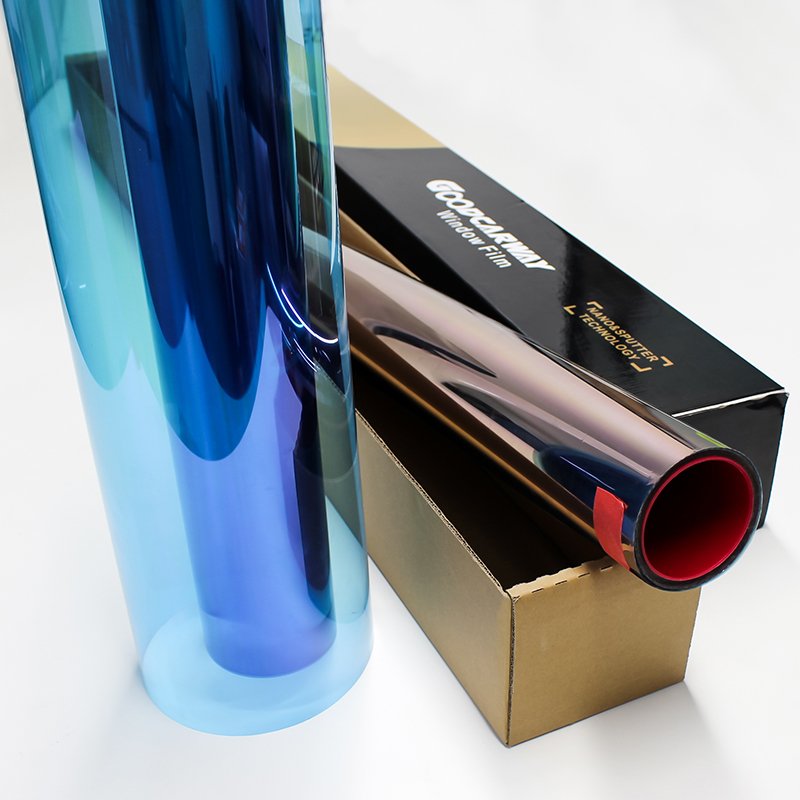 Topsee CR-6099 Blue Solar Car Tint Blue Purple Chameleon Nano Ceramic Window Tint Film VLT 62%