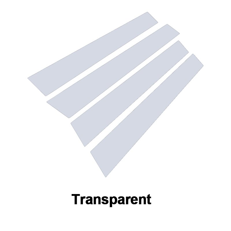 Suitable for Dodge Charger 2011-2023 2022 2021 TPU transparent protective film exterior window BC center pillar sticker