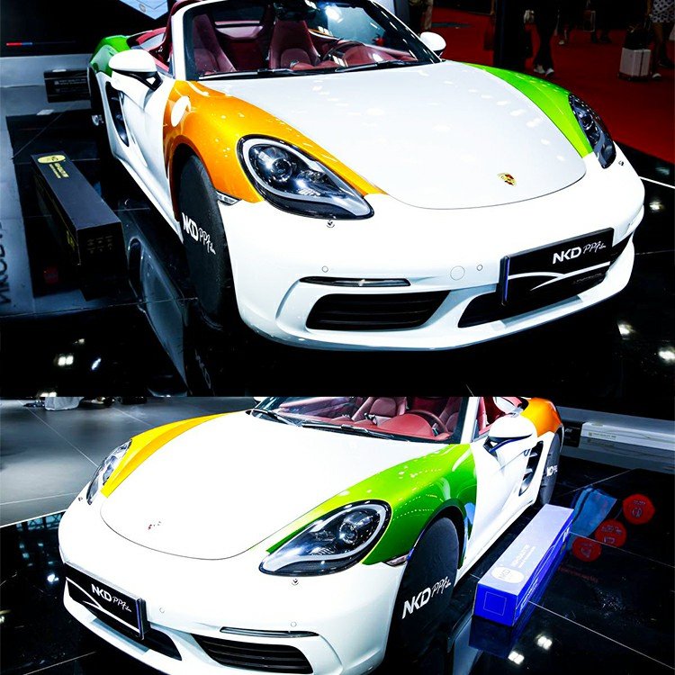 isffilm 10 YEARS warranty orange tpu paint protective wrapping color changing car anti scratch self healing ppf film