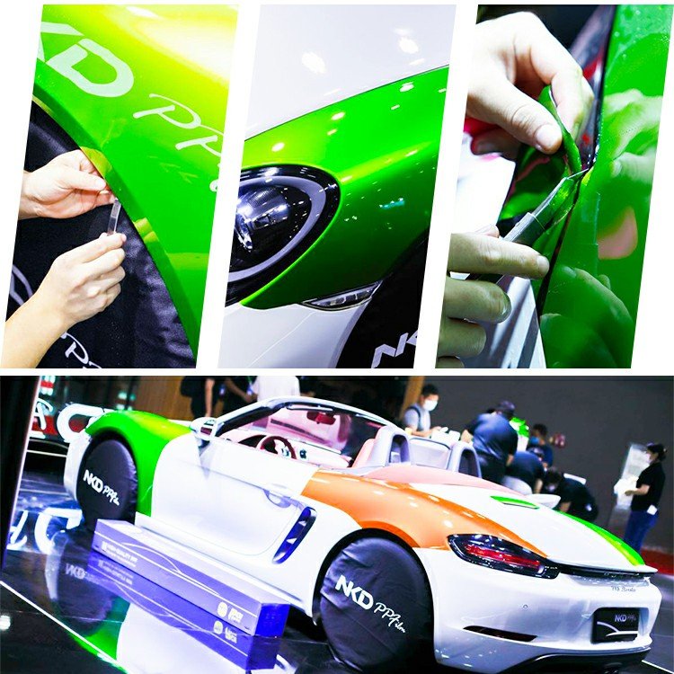 isffilm 10 YEARS warranty orange tpu paint protective wrapping color changing car anti scratch self healing ppf film