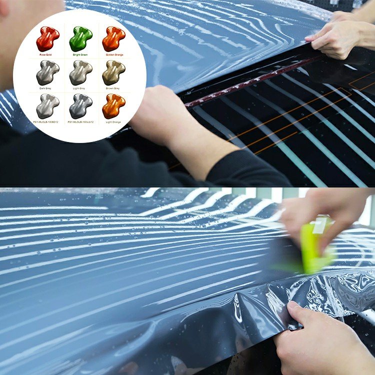 isffilm 10 YEARS warranty orange tpu paint protective wrapping color changing car anti scratch self healing ppf film