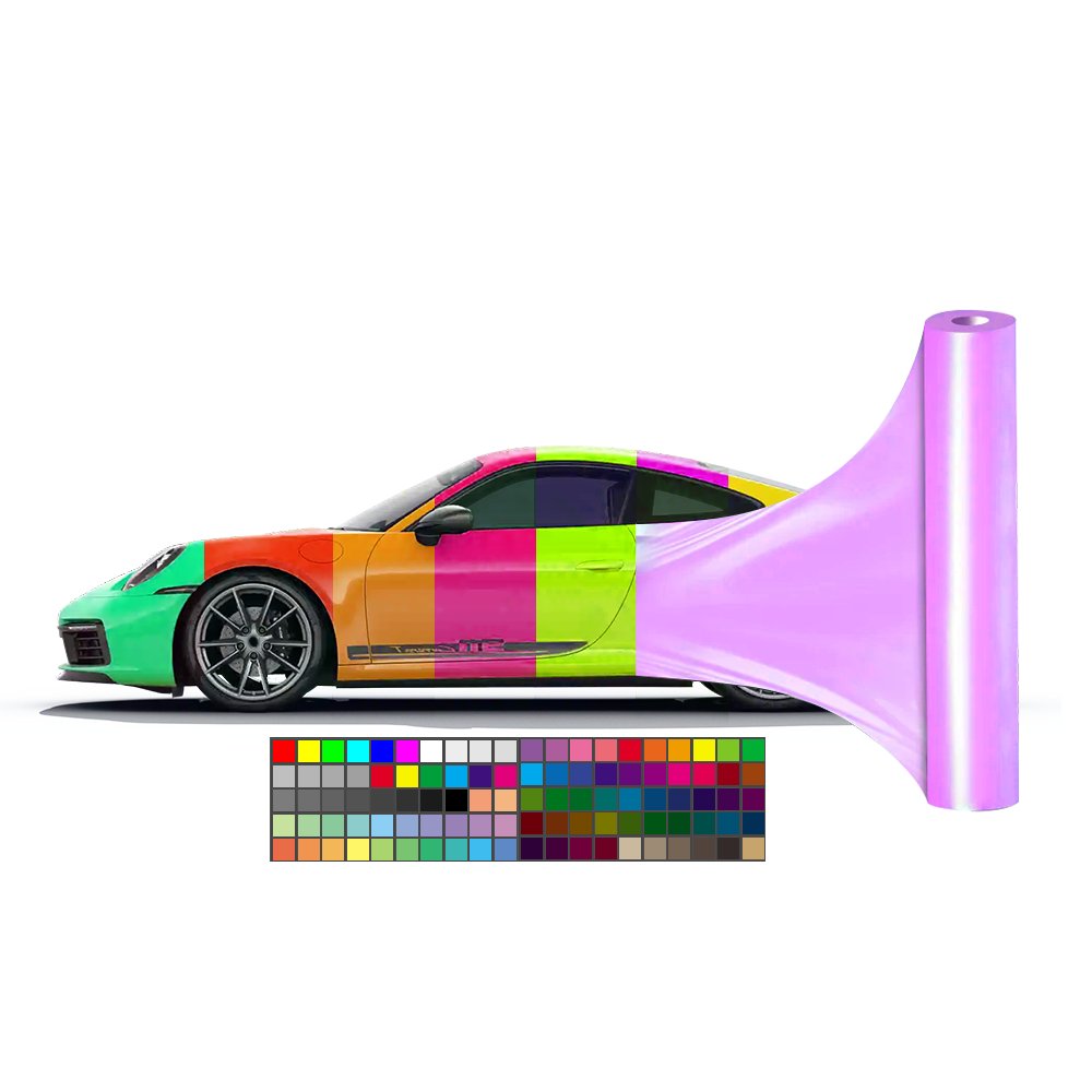 TPU Material 1.52*16.5m Maybach Champagne Gold Car Stickers Color PPF Self-healing Car Film