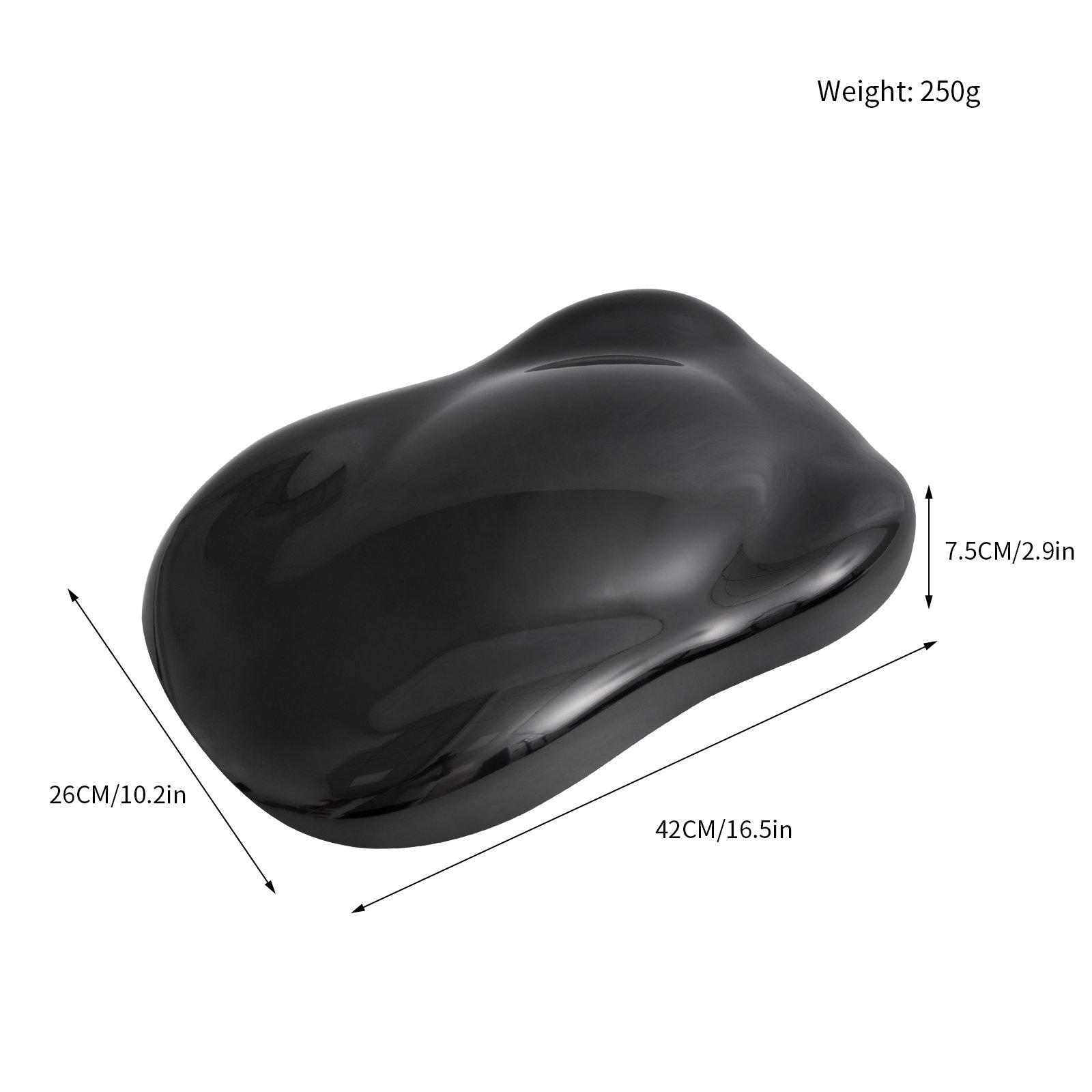 Professional 42cm ABS Speed Shapes Car Paint Vinyl Display Model for Paint Color Change display
