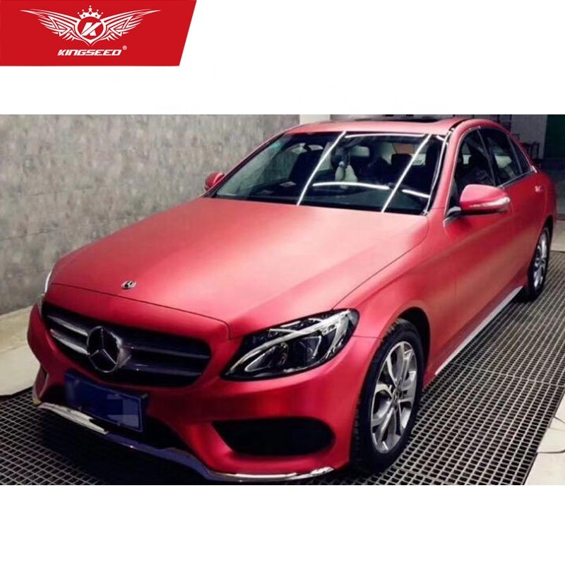 Pvc vinyl sticker red car protection film