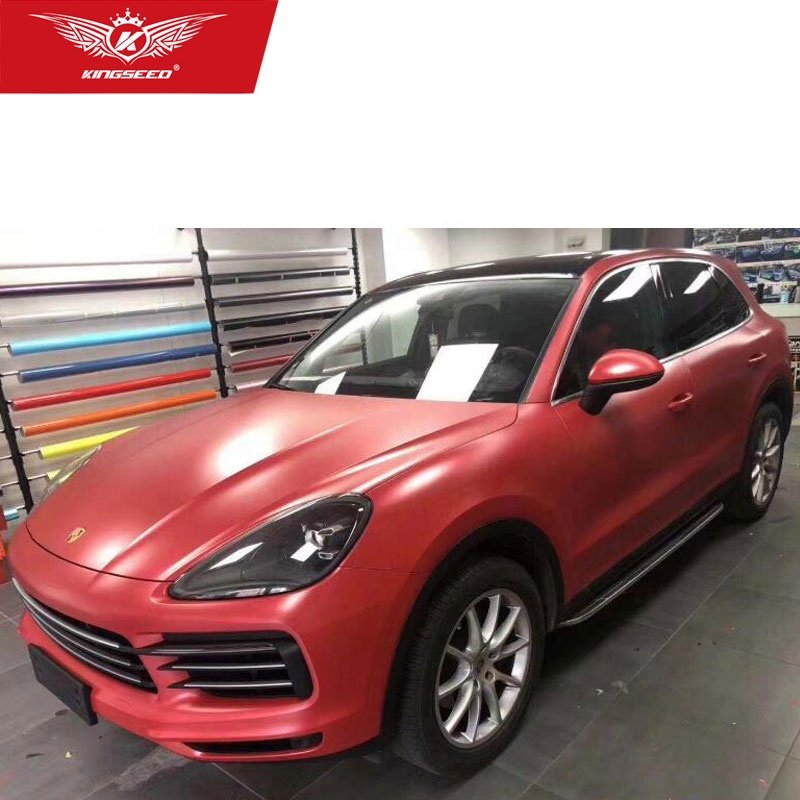 Pvc vinyl sticker red car protection film