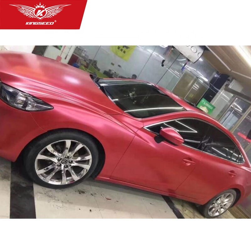 Pvc vinyl sticker red car protection film