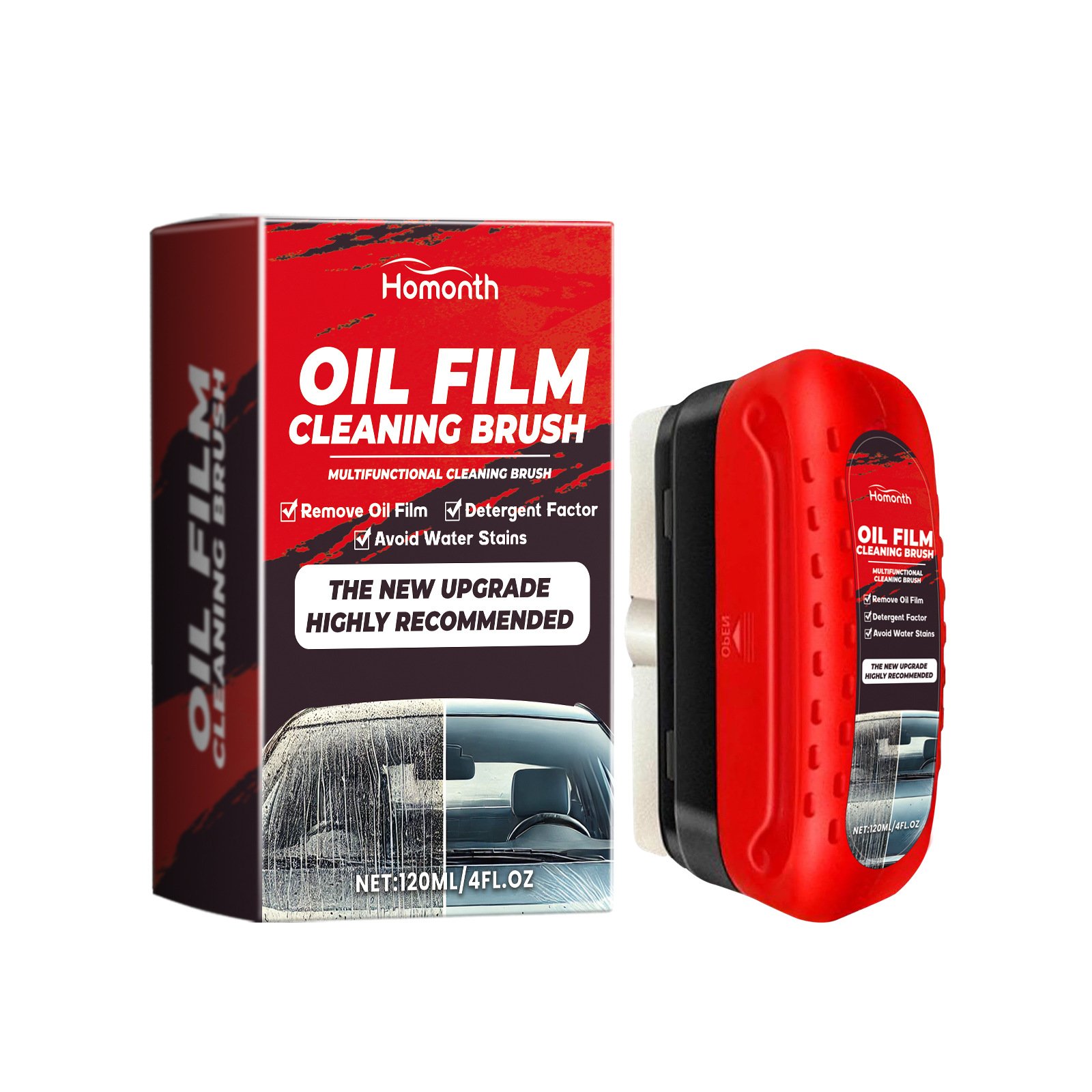 C1030 Car windshield cleaner Glass oil film cleaner Refurbishment decontamination cleaning brush