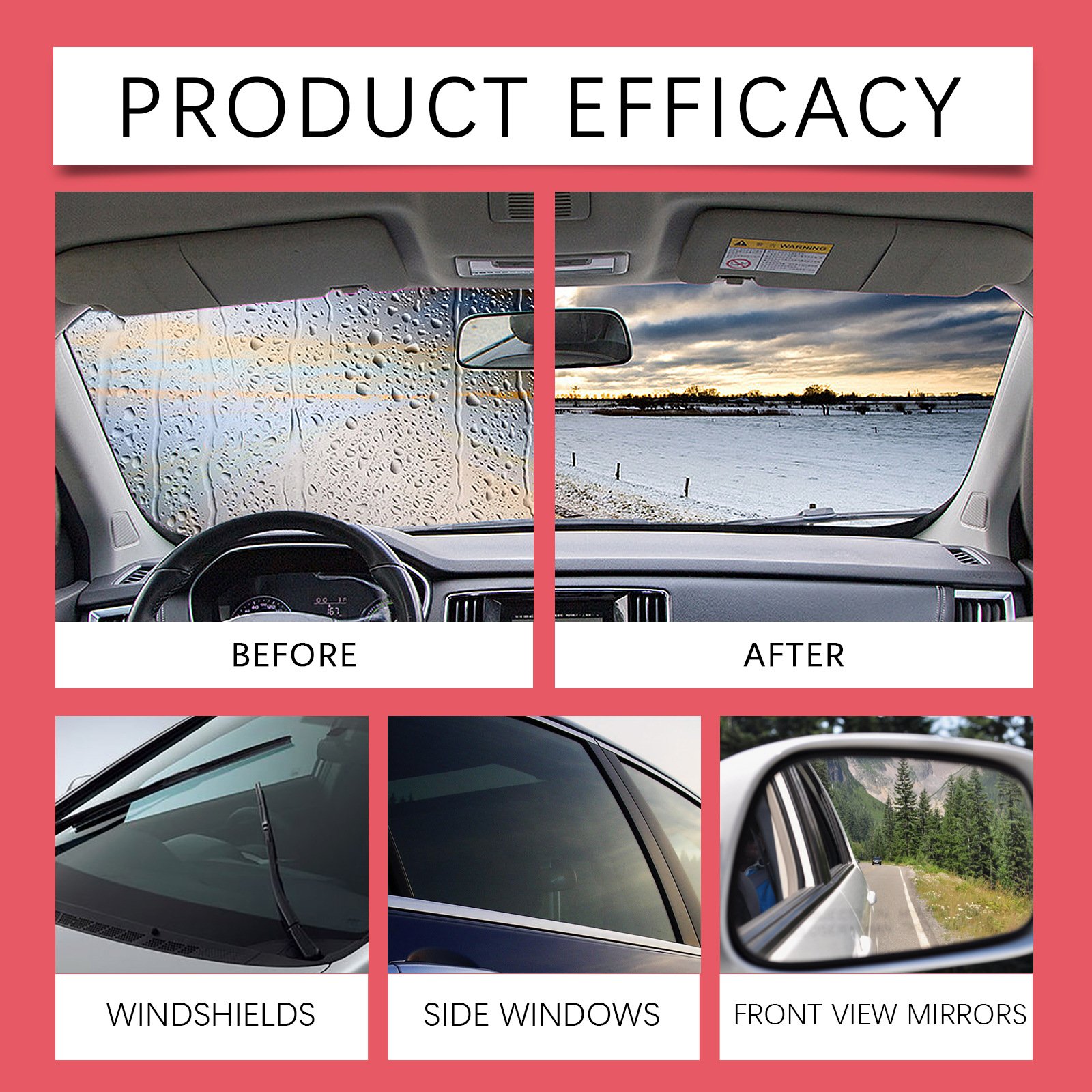 C1030 Car windshield cleaner Glass oil film cleaner Refurbishment decontamination cleaning brush