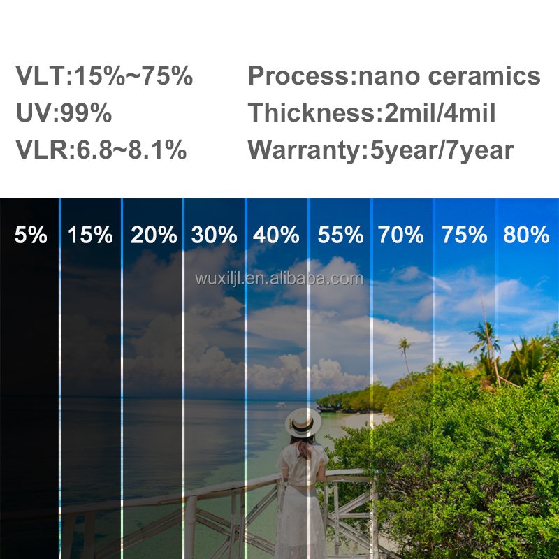 Gappro UV Reflective Window Tint Automotive Window Car Film 1.52*30M Anti-explosion Heat Control Anti sun control window film