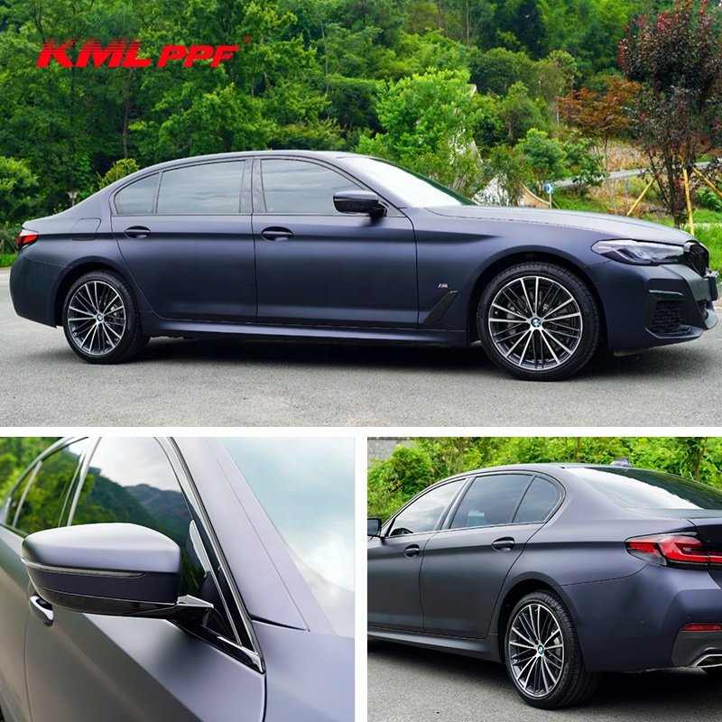 Premium Ultra Matte Metallic Purple Color Changing Car Wrapping Vinyl Film Roll