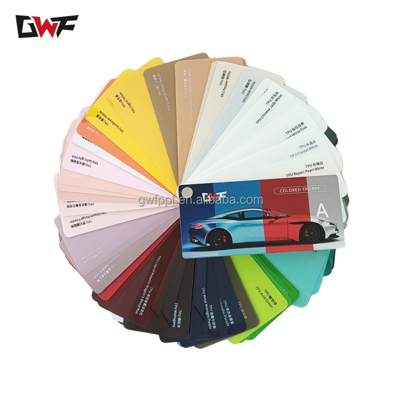 GWF Starlight Grey Phantom Car Color Wrap TPU PPF Whole Body Sticker Glossy Grey purple Air Bubble Free Car TPU PPF Film