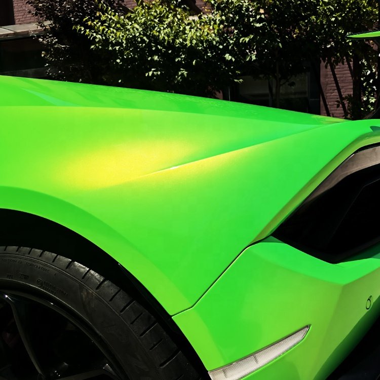 Magic Coral Metallic Green 1.52x18m Air Bubble Free Car Wrap Vinyl 5x60ft Wrap Vinyl for Cars