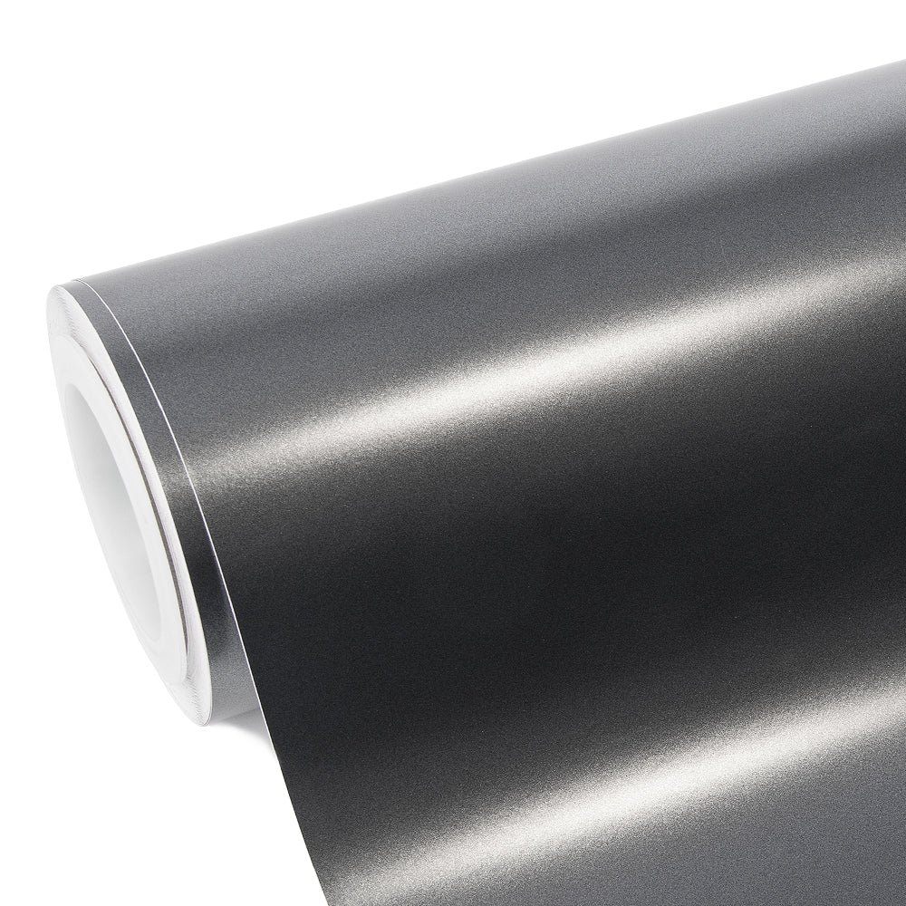 Retail HIGHCOOL EM-106 6.5mil PVC Car Wrap Film Self-Healing Pearl Metal Titanium Gray High Gloss Tint Color Changing Car Film