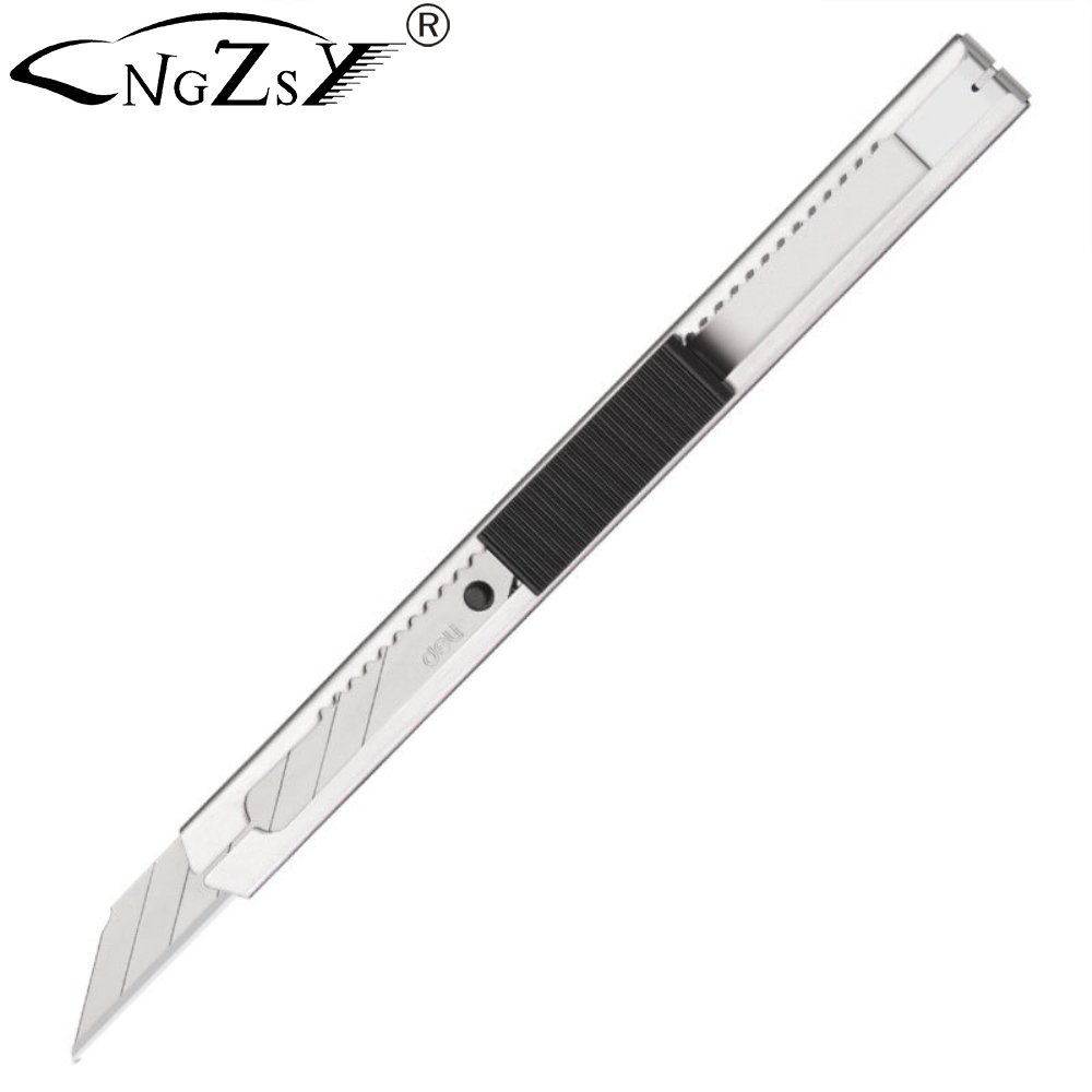 Stainless Steel 30 Degree Blade Office Knife Diy Art Cutter Knife Stationery School Tools Paper Tailoring Car Wraps Knives E02