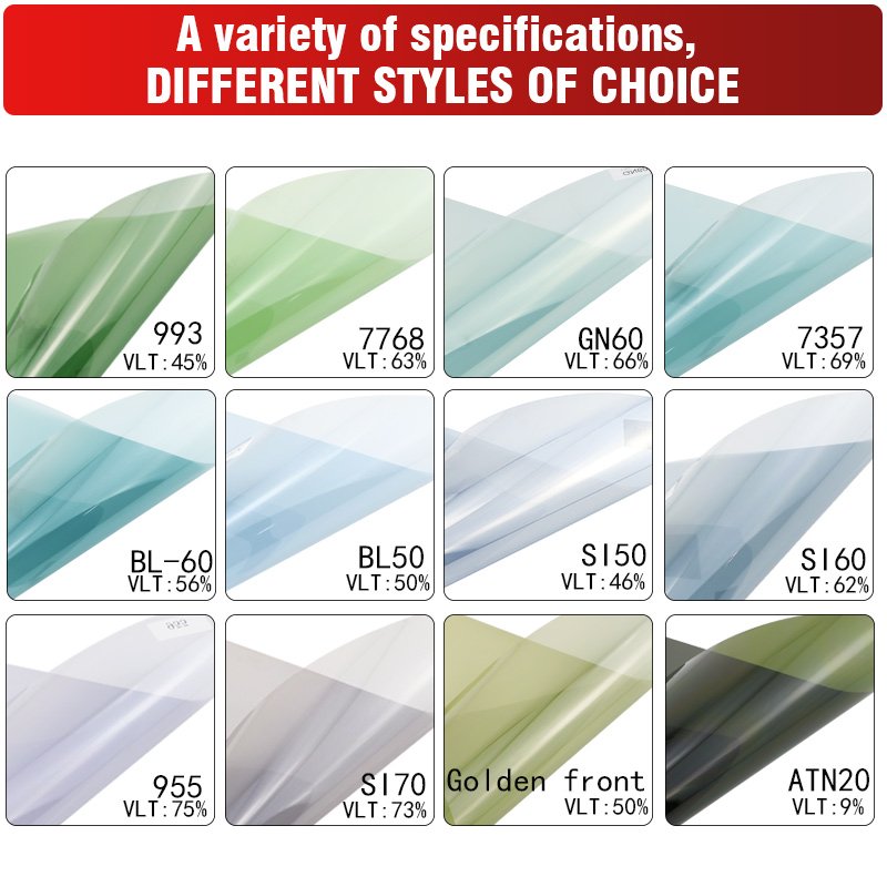 High heat insulation Hot sale car window film automotive films Solar Insulation Tinting film