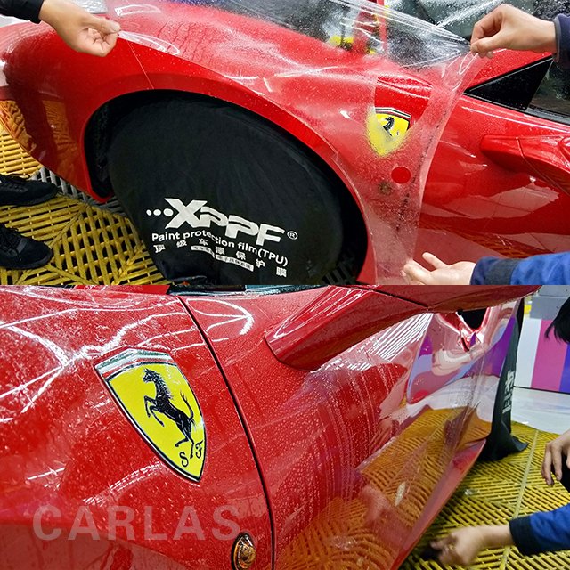 CARLAS XPPF 7.5mil 1.52*15m/roll Anti Scratch Car Body Protection Film Clear Self Healing TPU Paint Protective Films PPF