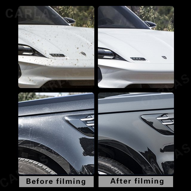 CARLAS XPPF 7.5mil 1.52*15m/roll Anti Scratch Car Body Protection Film Clear Self Healing TPU Paint Protective Films PPF