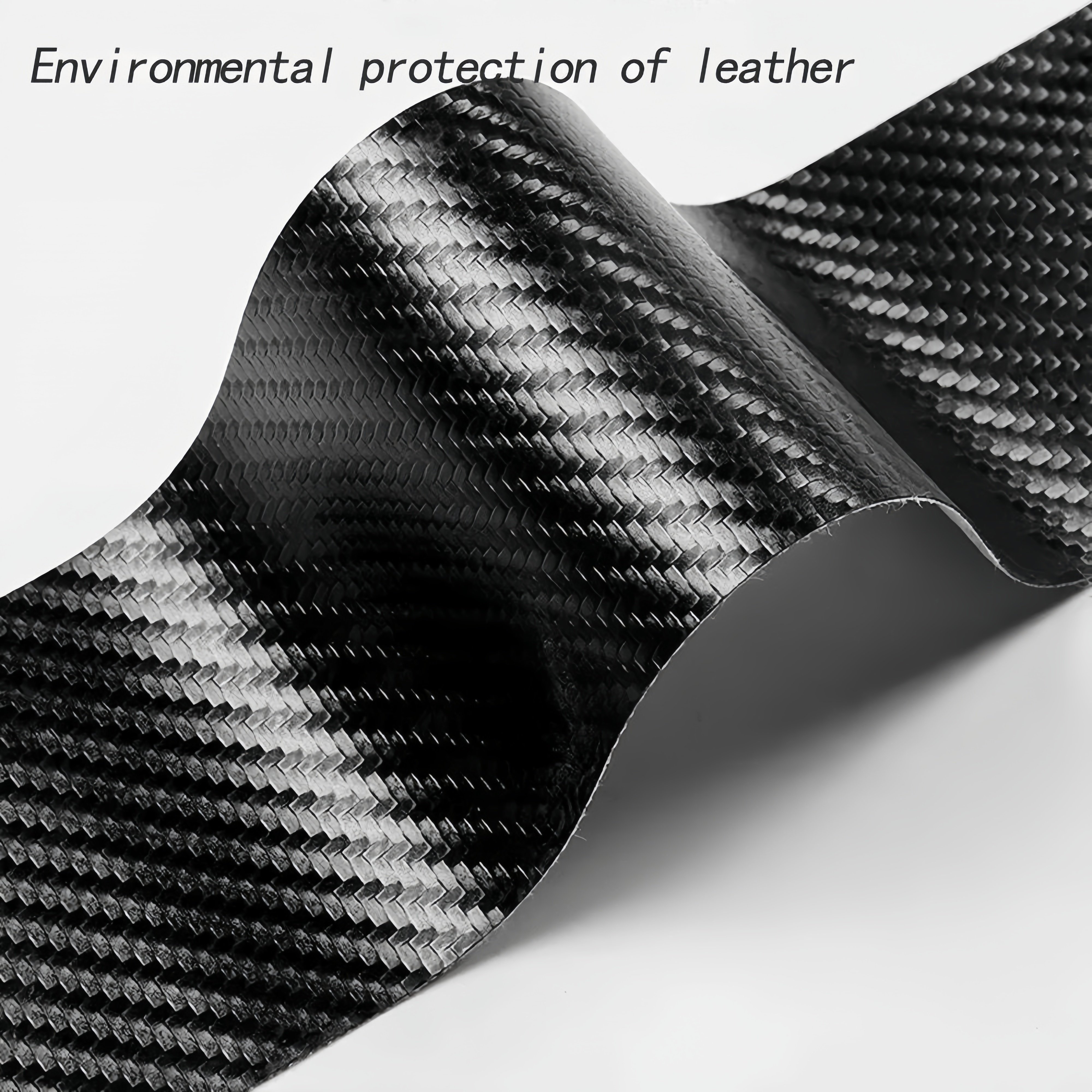for Mitsubishi. car carbon fiber leather threshold protection stickers brand-new upgrade scratch-resistant and wear-resistant