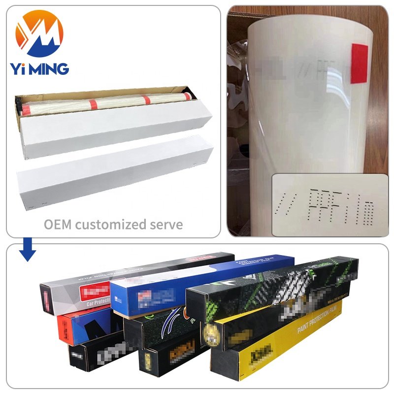 Hot Selling Anti Break Windshield Film UV Proof 6.5mil 165 microns TPU Car Window Film High Clarity Windshield Protective Film