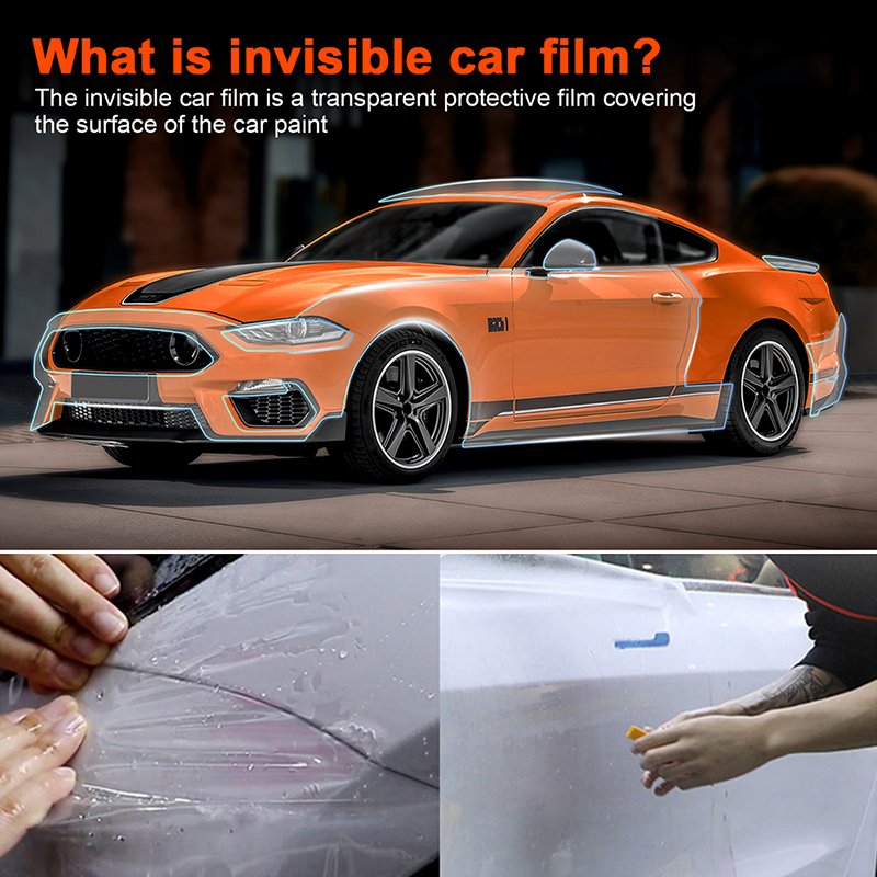 For Ford Mustang Mach1 2022 2023 2024 full car custom transparent anti-scratch film pre-cut protective film