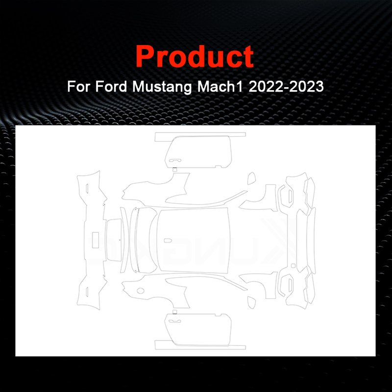 For Ford Mustang Mach1 2022 2023 2024 full car custom transparent anti-scratch film pre-cut protective film