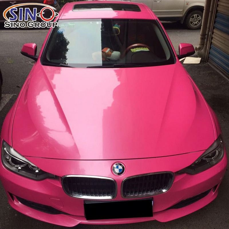 SG-01 Gloss Black China Supplier Free Bubble Air Super Stretch Vinyl Color Change Car Wrap Film