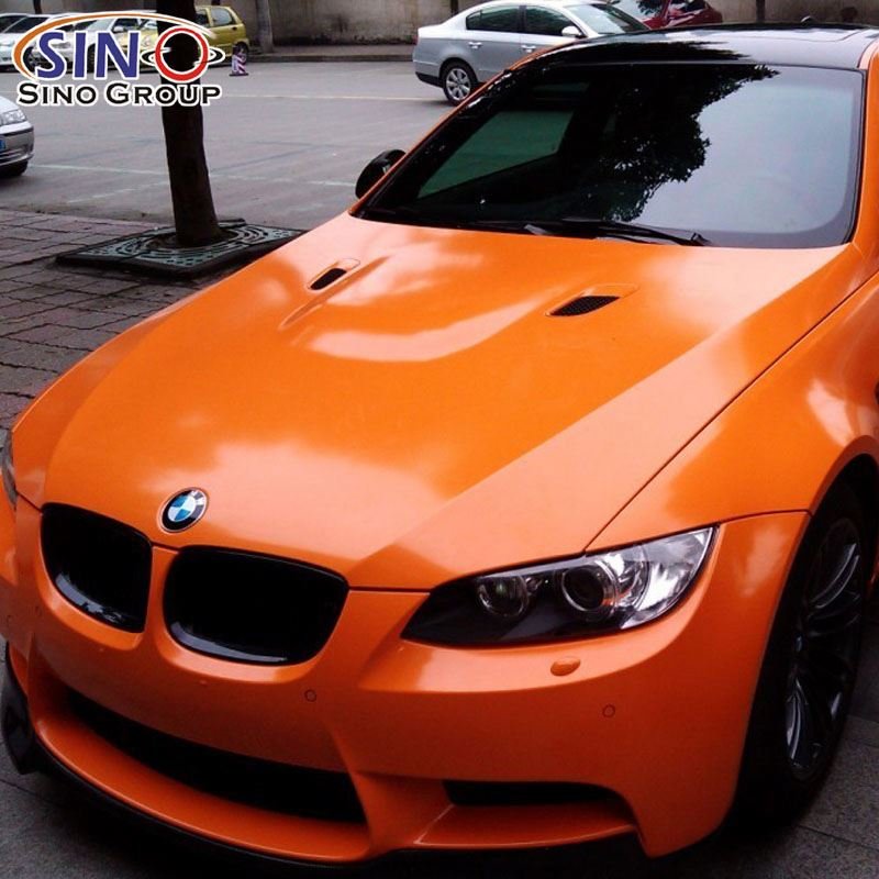 SG-01 Gloss Black China Supplier Free Bubble Air Super Stretch Vinyl Color Change Car Wrap Film