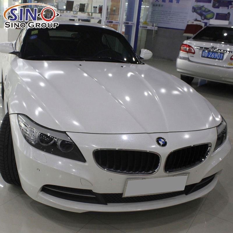 SG-01 Gloss Black China Supplier Free Bubble Air Super Stretch Vinyl Color Change Car Wrap Film