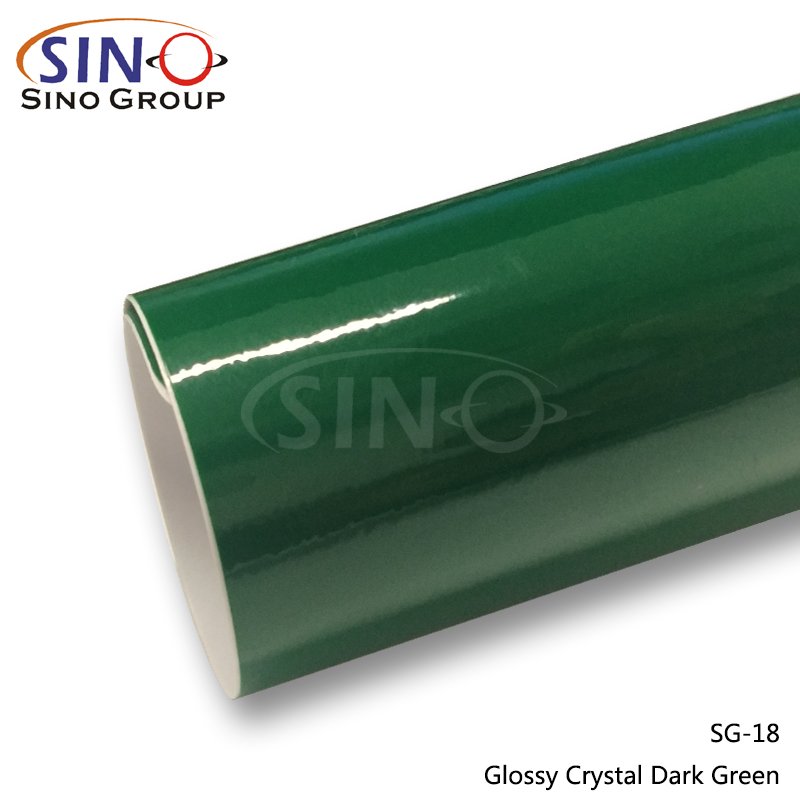 SG-01 Gloss Black China Supplier Free Bubble Air Super Stretch Vinyl Color Change Car Wrap Film
