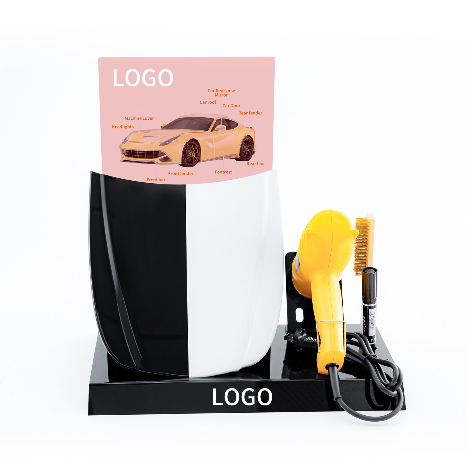 Car Paint Protective Film Hotfixes Tester PPF repair display tools kit Transparent Film heating Testing Demo Machine